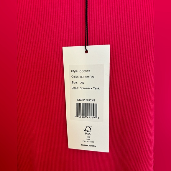 Thakoon Ribbed Crewneck Tank Top - Picture 2 of 3